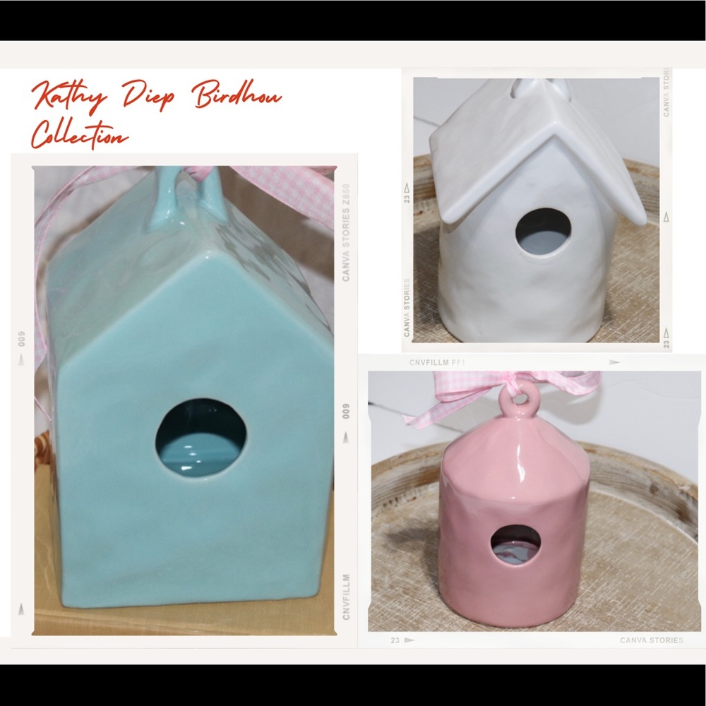 Kathy Diep Birdhouse Set